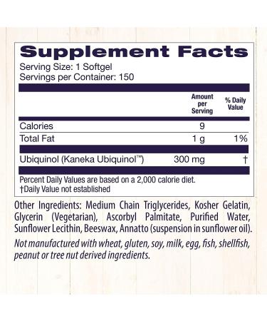 Buy Healthy Origins Ubiquinol 300 mg - Premium CoQ10 for Heart Health & Antioxidant Support - Gluten-Free Non-GMO Softgels - 150 Count - Buy Online on GoSupps.com