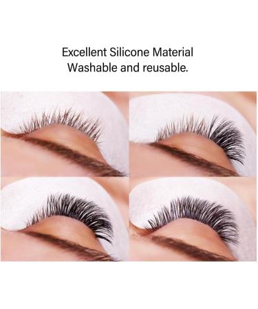 Eyelash Separator Set Sturdy Silicone Pads Reusable Eyelash Separator Tool Easy Grafting and Separating Denser Lashes for Home and Salon Use Yellow - Buy Online on GoSupps.com
