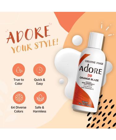 Adore Shining Semi Permanent Hair Colour 104 Sienna Brown Sienna Brown 104 118 ml (Pack of 1) - Buy Online on GoSupps.com