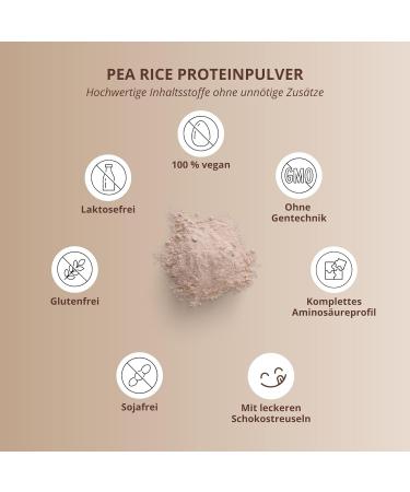 Nutri + Soy-Free Protein Powder - Vegan Pea Rice Cookie Dough 1kg | Gluten & Lactose-Free | Made in Germany | Plant-Based Protein - Buy Online on GoSupps.com