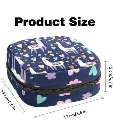 Multicolored Storage Bags for Women's Bandages - Sheep Flower & Heart Motifs | Large Menstrual Cup & Period Inserts | Ideal for Tampons & Panty Liners - Buy Online on GoSupps.com
