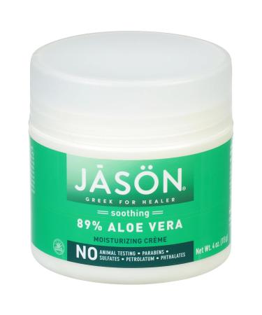 Jason Soothing Aloe Vera 89% Moisturizing Creme 4 oz 4 Ounce (Pack of 1) - Buy Online on GoSupps.com