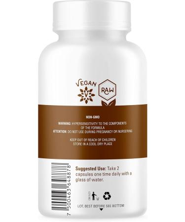OS Organic Side | Reishi Mushroom Capsules | 60 Vegan Adaptogen Capsules for Immune Support & Stress Relief | USDA Certified Non-GMO Natural Wellness Supplement - Buy Online on GoSupps.com