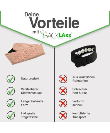 Backlaxx Acupressure Belt for Back Pain - Adjustable Relief for Home & On-the-Go | Pastel Ros  - Buy Online on GoSupps.com