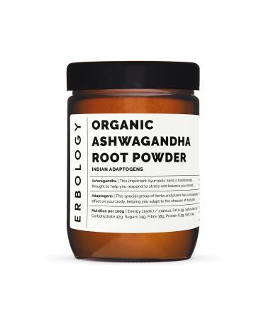 100% Organic Ashwagandha Powder 7.8 oz - Sleep Aid - Straight from Farm - Raw, Vegan and Gluten-Free - Non-GMO - No Additives or Preservatives - Recyclable Glass Jar