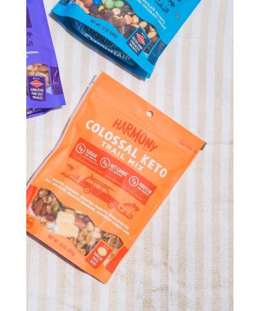 Buy Diamond of California Harmony Colossal Keto Trail Mix - Peanuts Edamame Himalayan Pink Salt Walnuts & Parmesan Cheese Crisps - 10 Oz - International Shipping Available - Buy Online on GoSupps.com