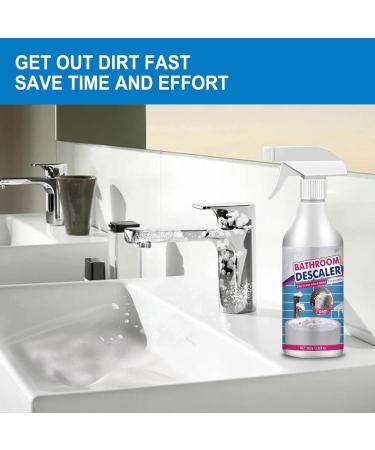 Reshline Stubborn Stains Cleaner Bathroom Descaler Cleaner Powerful Bubble Foam Spray for Daily Stain Removal Ideal for Bathtubs Tiles and Shower Glass (2 Pcs) - Buy Online on GoSupps.com