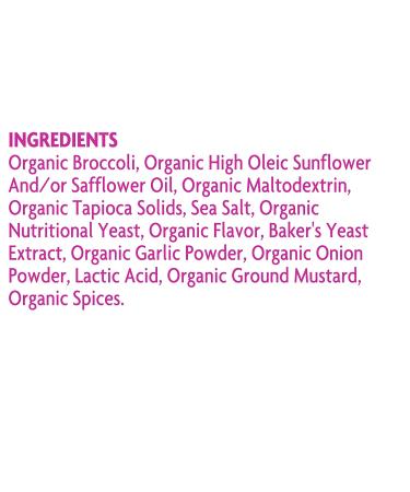 Rhythm Superfoods Crunchy Broccoli Bites - White Cheddar & Parmesan - Organic, Non-GMO, Vegan/Gluten-Free - 1.4 Oz (Pack of 4) - Buy Online on GoSupps.com