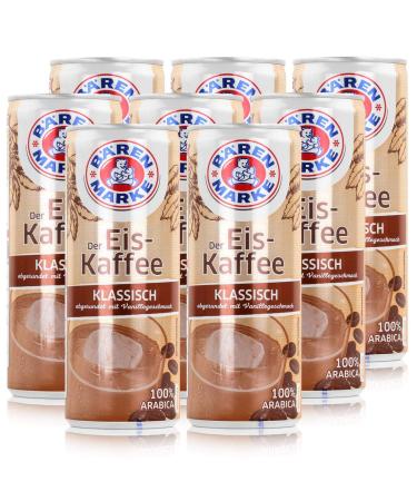 B renmarke iced coffee 0.25 litre can - 1.8% fat in the milk content - 100% Arabica - incl. 0.25 deposit (pack of 8)