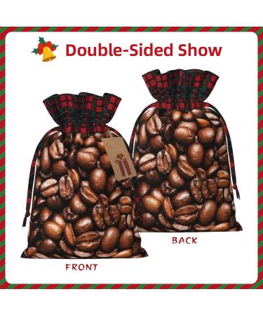Funny Roasted Coffee Beans Christmas Drawstring Gift Bags Christmas Goodie Bags Reusable Drawstring Gift Bag Supplies For Christmas Birthday Wedding Funny Roasted Coffee Beans 1 count (Pack of 1) - Buy Online on GoSupps.com