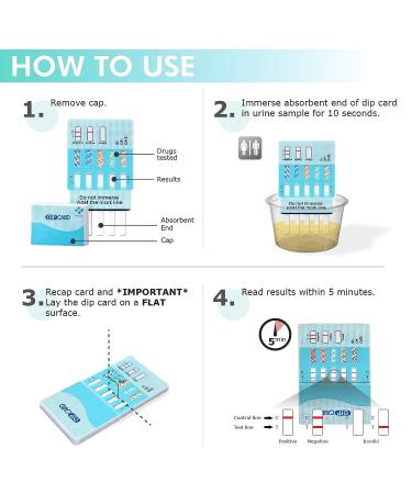 MiCare 10pk 10-Panel Urine Test Card | Drug Test Kit - MI-WDOA-9104 - Buy Online on GoSupps.com