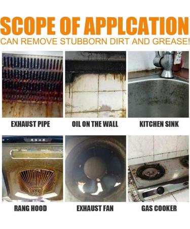 Kitchen Foam Cleaner All-Purpose Kitchen Pots and Pan Cleaner Powerful Clean Kitchen Oil Stains Clean Sweep Kitchen Cleaner Foam Cleaner All Purpose Heavy Duty (3 pcs) - Buy Online on GoSupps.com