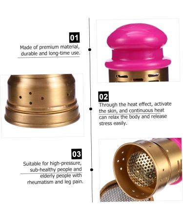 LALAFINA 3 Set Moxibustion Box & Kegel Holder - Copper Massage Device for Household Use | Optimized for International Shipping - Buy Online on GoSupps.com