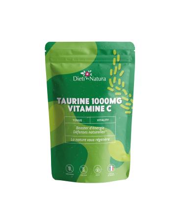 DIETI NATURA - Taurine And Vitamin C - Anti-Fatigue - Energy Booster - Natural Defense Support - Non-GMO & Gluten Free - Vegan - Made in France - 120 Capsules
