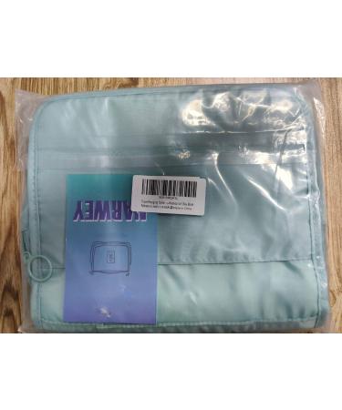 Travel Hanging Toiletry Wash Bag Makeup Cosmetic Organizer for Women Waterproof (Sky Blue) - Buy Online on GoSupps.com