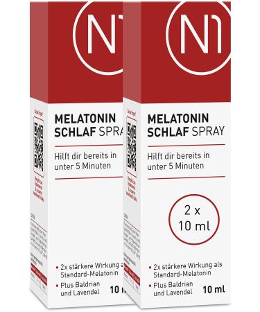 N1 Melatonin Spray - Study: help you 3x faster as the standard melatonin - 142 days stock - melatonin sleep spray with valerian & lavender 20 ml