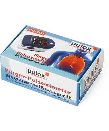 Buy Puloximeter Pulox PO-100 Solo Blue - Accurate Oxygen Saturation Monitor for International Shipping - Buy Online on GoSupps.com