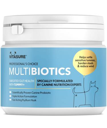Probiotics for Dogs 300g Vitasure Professional s Choice - EU/UK Approved Dog Probiotic & Prebiotic for dogs with Sensitive Digestion Triple Action Daily Supplement Targeted Gut Health - Made in UK