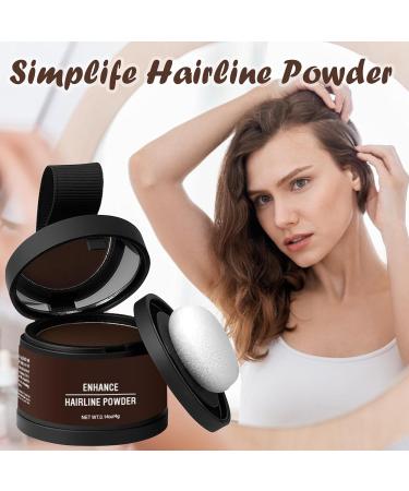 Hairline Powder | Root Touchup Powder Applicator Included - Long Lasting Hair Shading Tool Hair Concealer Gray Coverage for Fine and Thinning Hair - Buy Online on GoSupps.com