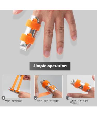 Finger Splint for Pain Relief and Immobilization - Ideal for Adults and Children - Great for Sprains, Arthritis, and Broken Fingers - Buy Online on GoSupps.com