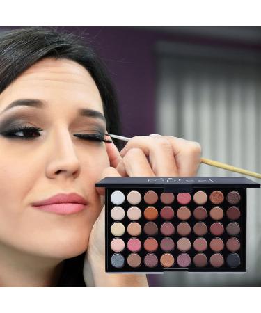 eyeshadow - 40 Colors Pearlescent Matte Eyeshadow Palette - Waterproof Natural Colors granfards palids maquillage eyeshadows Teksome - Buy Online on GoSupps.com