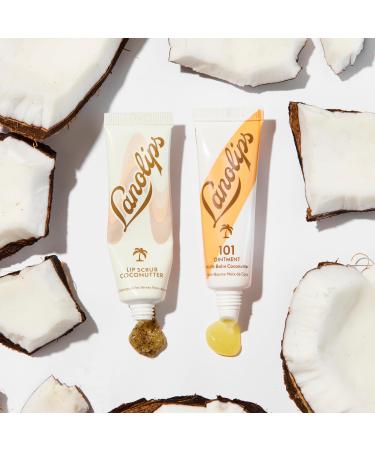 Lanolips Coconutter Lip Scrub & Lip Balm - Lip Rituals Lip Care Kit Infused with Pure Lanolin & Coconut Oil - Gently Smoothes and Hydrates Dead Skin (2 Count) - Buy Online on GoSupps.com
