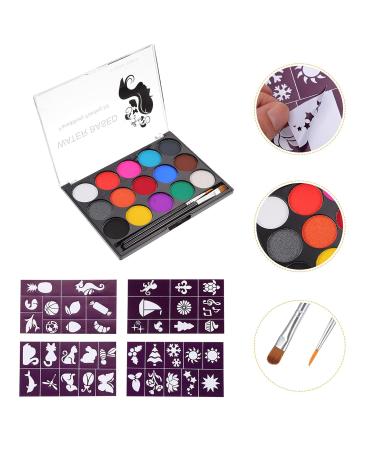 Buy FOMIYES Halloween Face Paint Kit - 2 Sets of Oil Paints & Brushes for Special Effects Makeup | Child-Friendly Festival Supplies - Buy Online on GoSupps.com
