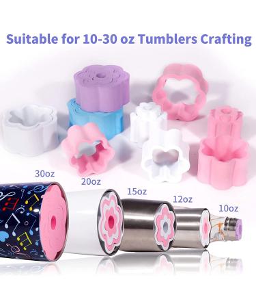 HXH 5 in 1 Cup Turner Foam Set - Cup Drying Stand with Detachable Foam Inserts for Tumbler Supplies - Blue - Buy Online on GoSupps.com