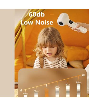 Cordless Hair Dryer Mini Hair Dryer Butt Blow Dryer Gentle Low Heat/Speed Travel Hair Dryer for Child Boy Girl - Buy Online on GoSupps.com