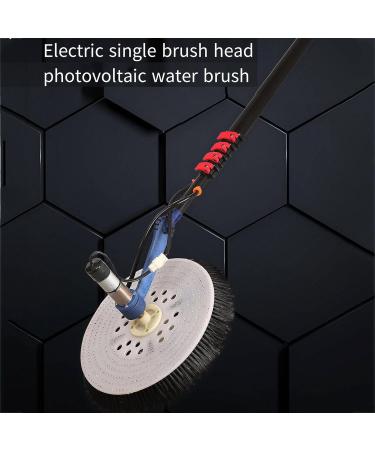 Solar Photovoltaic Panel Cleaning Rotating Brush with Telescopic Pole Professional Electric Cleaning Equipment Robot for Signboard Building Exterior Wall - Buy Online on GoSupps.com