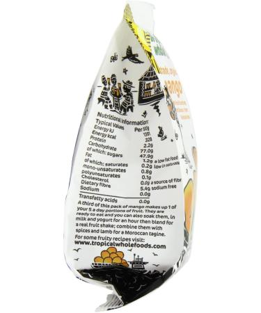 Tropical Wholefoods | Fairtrade Organic Mango | 11 x 100g - Buy Online on GoSupps.com