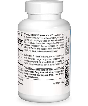 Source Naturals GABA Calm Lozenges - Orange Flavor, 120 Count for Relaxation & Stress Relief - Buy Online on GoSupps.com