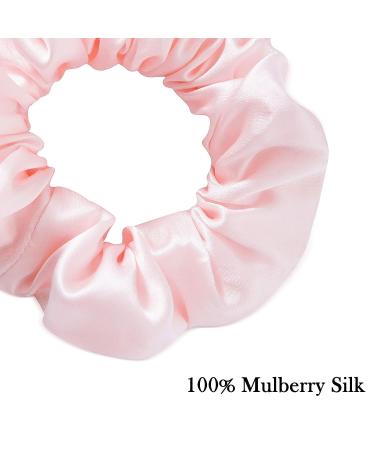 SOBONNY 100% Mulberry Silk Scrunchies for Women - 3 Pack Hair Ties for Sleep and Style - Brown, Black, Pink - No Damage Elastic Accessories - Buy Online on GoSupps.com
