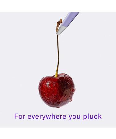 Flamingo Stainless Steel Slant Tip Tweezers for Precision Hair Removal - Lilac - Buy Online on GoSupps.com