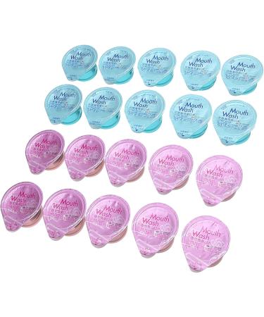 TOUISEDGI Mouthwash Gentle Portable Rose Mint Oral Cleansing Care Mouthwash Fresh Breath Mouthwash for Home Office Travel 13ml x 20pcs - Buy Online on GoSupps.com