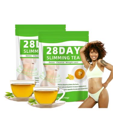 Sachets De Th D tox De 28 Jours Tisane Naturelle For Purifier L'organisme Et G rer Le Poids(2PC)