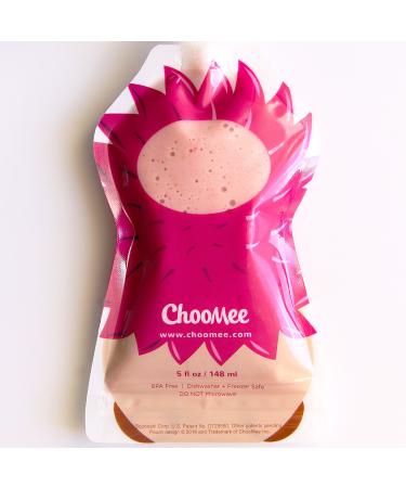 ChooMee Reusable Baby Food Squeeze Pouches - 10-Piece Set with 2 Sipn Valve Tops 5 Oz Ideal for Easy Feeding & Travel - Buy Online on GoSupps.com