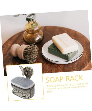 Ciieeo Soap Bathroom Supply Brush Sponge The Pet Grey 13.9X13.4X8.5CM - Buy Online on GoSupps.com