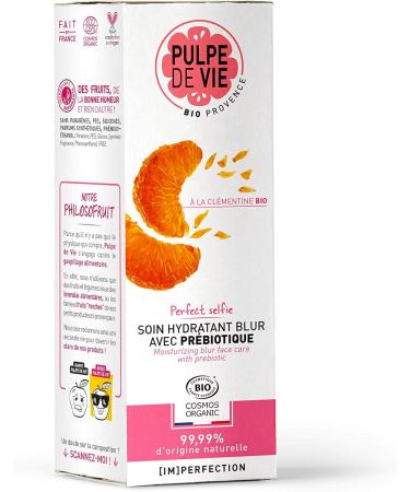 PULPE DE VIE "Perfect Selfie" - Certified Organic Anti-Imperfections Face Cream 40 ml 100% recyclable fruit-based organic anti-waste cosmetics Upcycling - Buy Online on GoSupps.com