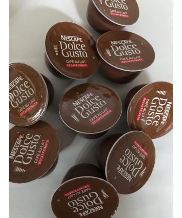 Buy 10 20 30 50 80 & 100 Compatible with Dolce Gusto Decaf Cafe Au Lait Capsules/Pods - SOLD LOOSE - Buy Online on GoSupps.com