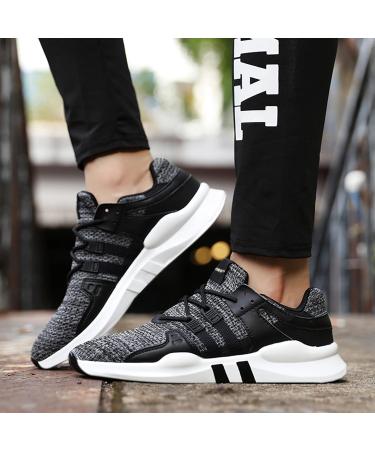 JACKSHIBO Unisex Lightweight Running Sneakers | Men & Women Sports Shoes | Size 36-46 EU - Gray - Buy Online on GoSupps.com