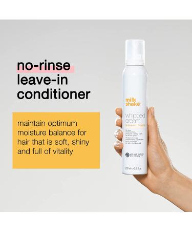 milk_shake Whipped Cream Leave In Conditioner Foam 6.8 Fl Oz - For All Hair Types - Buy Online on GoSupps.com