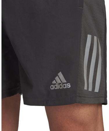 adidas Men's Own The Run Shorts Large - Grey/Reflective Silver - 7 Inches - Buy Online on GoSupps.com