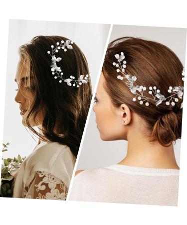 Beaupretty Hair Comb Accessory Flower Arrangement and Headwear bridal headpiece combs rhinestone hair vine bridal flower hair pin wedding hairpiece hair bride Hair piece side - Buy Online on GoSupps.com