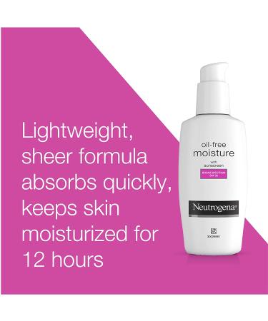 Neutrogena Oil-Free Moisture Facial Moisturizer SPF 35 - Hydrating UVAUVB Protection (2.5 oz) - Buy Online on GoSupps.com