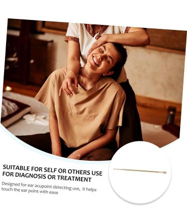 Healvian Auricular Probe - Facial Reflexology Detector & Ear Stimulator | Pure Copper Ear Point Pen for Face Massage | Compact & Delicate Design - 13.3X0.6cm - Buy Online on GoSupps.com