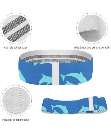 Jumping D-olphin Yoga Workout Bands | Comfort Booty Resistance Straps for Legs & Physical Therapy - Buy Online on GoSupps.com
