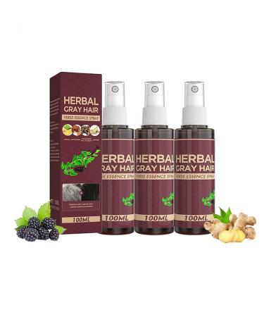 Gray Hair Reverse Herbal Essence Spray - Hair Coloring Conditioner for 4 Weeks Gradual Results