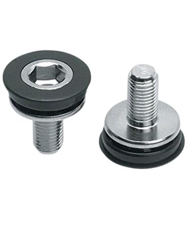 Forest Bykes 8mm Hex Crank arm Fixing Bolt with Caps for Bicycle Crank Arms - Fits Many Cranksets Made by FSA Suntour Prowheel and Many More