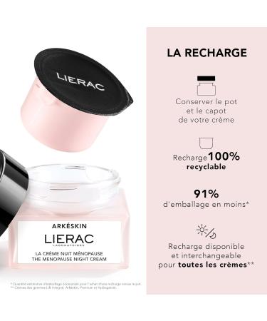 Lierac Ark skin Menopause Night Cream Refill 50 ml - Buy Online on GoSupps.com
